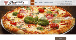 Desktop Screenshot of pasqualesitalianpizza.com